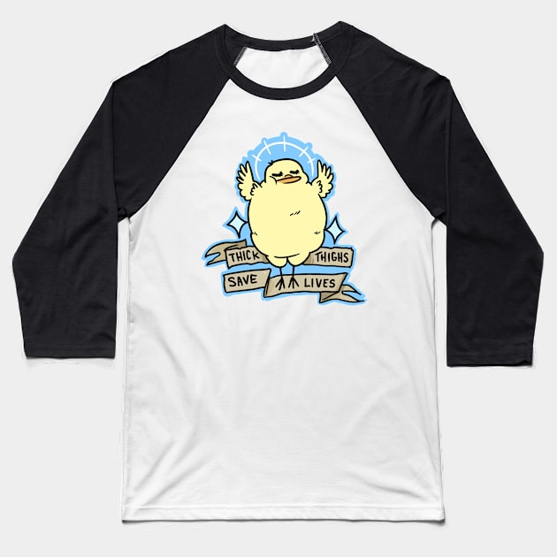 Sassy Body Positive Chick Baseball T-Shirt by Sabtastic